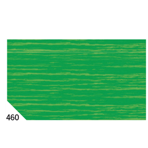 10RT CARTA CRESPA VERDE CHIARO 460 (50X250CM 48gr/m2 Rex Sadoch
